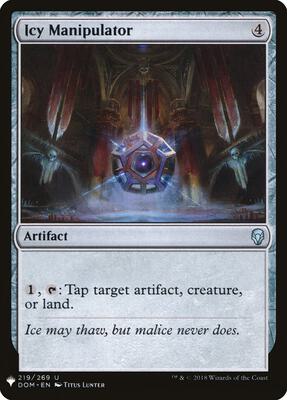 Icy Manipulator card from The List Reprints