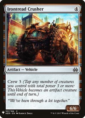 Irontread Crusher card from The List Reprints