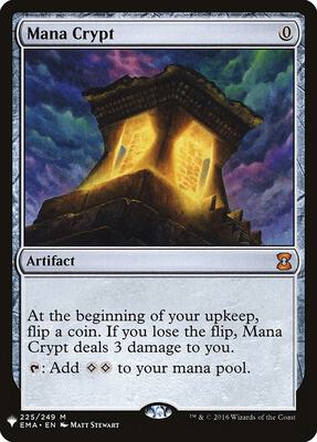 Mana Crypt card from The List Reprints