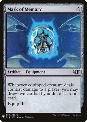 Mask of Memory card from The List Reprints