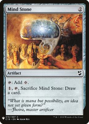 Mind Stone (C18) card from The List Reprints