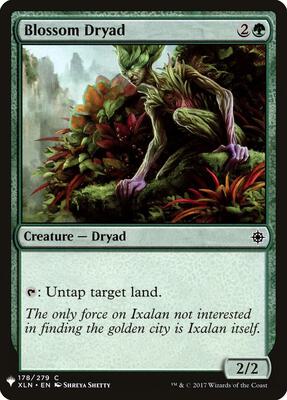 Blossom Dryad card from The List Reprints