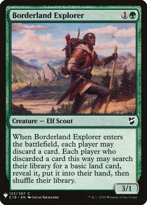 Borderland Explorer card from The List Reprints