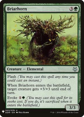 Briarhorn card from The List Reprints