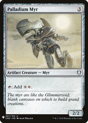 Palladium Myr card from The List Reprints