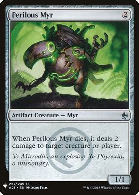 Perilous Myr card from The List Reprints