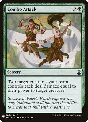 Combo Attack card from The List Reprints