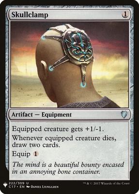 Skullclamp (C17) card from The List Reprints