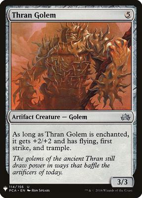 Thran Golem card from The List Reprints