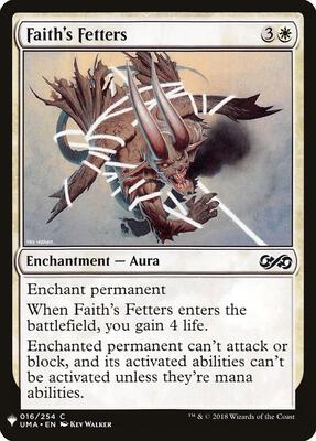 Faith's Fetters card from The List Reprints