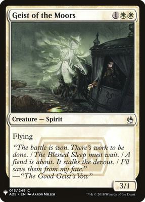 Geist of the Moors card from The List Reprints