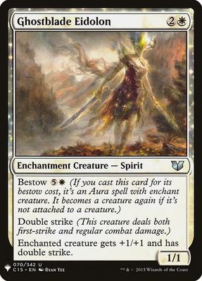 Ghostblade Eidolon card from The List Reprints