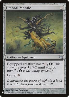 Umbral Mantle card from The List Reprints