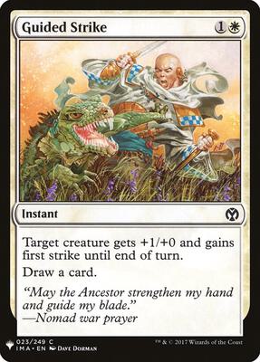 Guided Strike card from The List Reprints