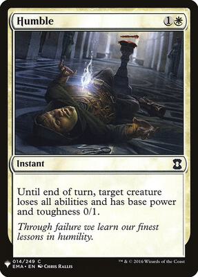 Humble card from The List Reprints