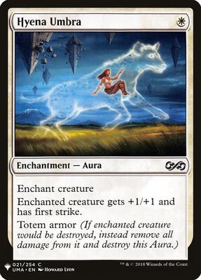 Hyena Umbra card from The List Reprints