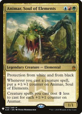Animar, Soul of Elements card from The List Reprints
