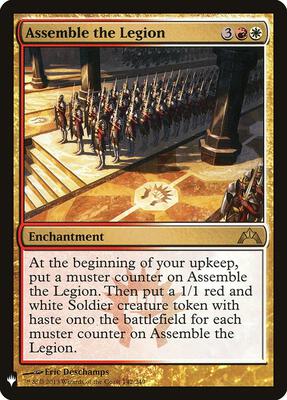 Assemble the Legion card from The List Reprints
