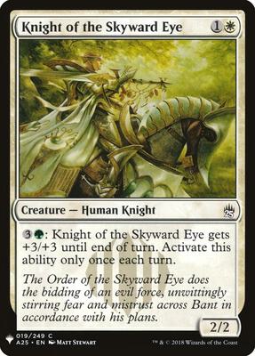 Knight of the Skyward Eye card from The List Reprints