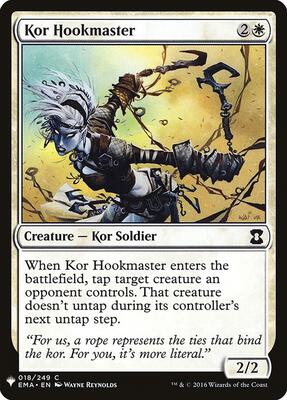 Kor Hookmaster card from The List Reprints