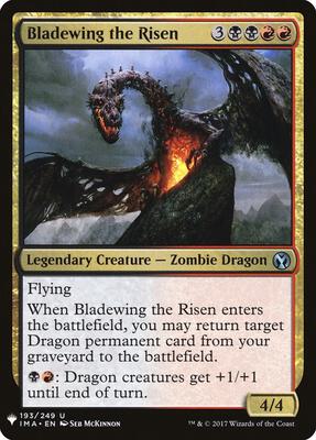 Bladewing the Risen card from The List Reprints