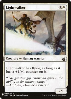 Lightwalker card from The List Reprints