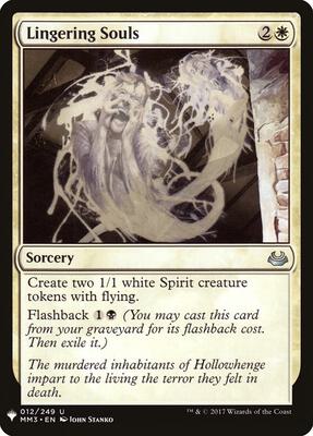 Lingering Souls card from The List Reprints