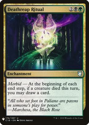 Deathreap Ritual card from The List Reprints