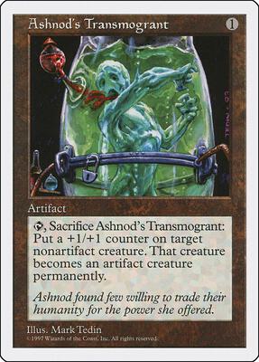 Ashnod's Transmogrant card from Fifth Edition