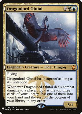 Dragonlord Ojutai card from The List Reprints