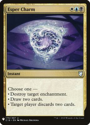 Esper Charm card from The List Reprints