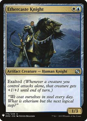 Ethercaste Knight card from The List Reprints