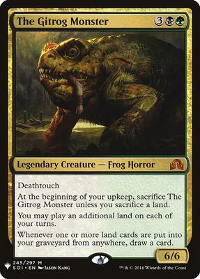 The Gitrog Monster card from The List Reprints