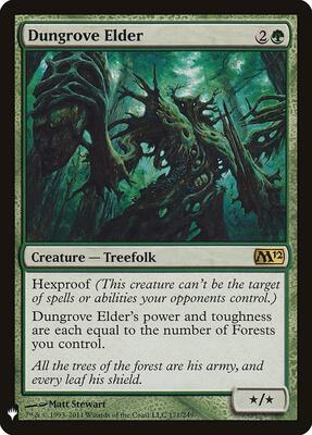 Dungrove Elder card from The List Reprints