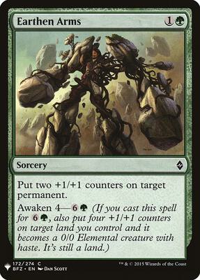 Earthen Arms card from The List Reprints