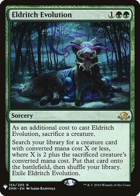 Eldritch Evolution card from The List Reprints