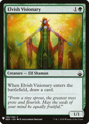 Elvish Visionary card from The List Reprints