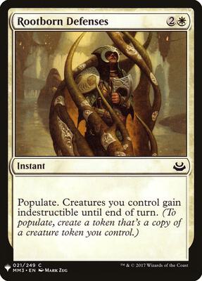 Rootborn Defenses (MM3) card from The List Reprints