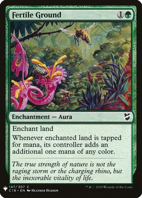 Fertile Ground card from The List Reprints