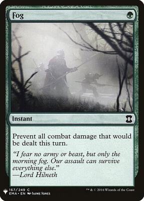 Fog card from The List Reprints