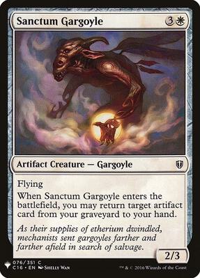 Sanctum Gargoyle card from The List Reprints
