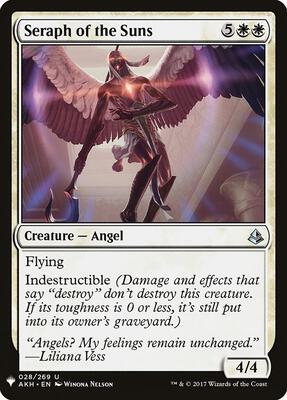 Seraph of the Suns card from The List Reprints