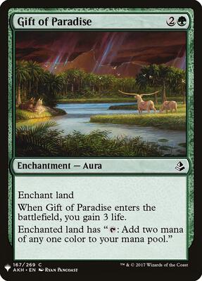 Gift of Paradise card from The List Reprints