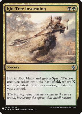 Kin-Tree Invocation card from The List Reprints
