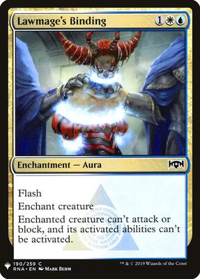 Lawmage's Binding card from The List Reprints