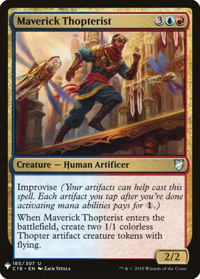 Maverick Thopterist (C18) card from The List Reprints