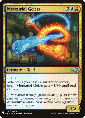 Mercurial Geists card from The List Reprints