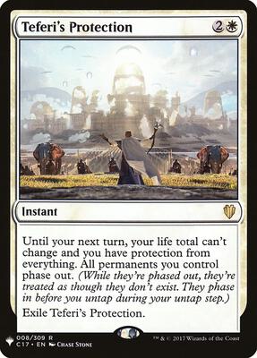 Teferi's Protection card from The List Reprints