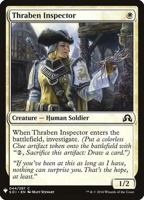 Thraben Inspector card from The List Reprints