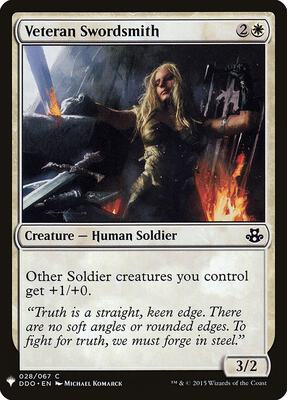 Veteran Swordsmith card from The List Reprints